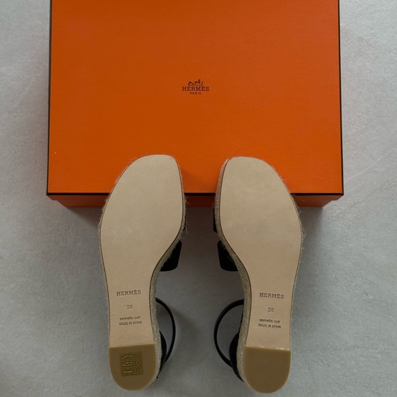 Hermes Elda Espadrille Sandals EU38 - Picture 2 of 4